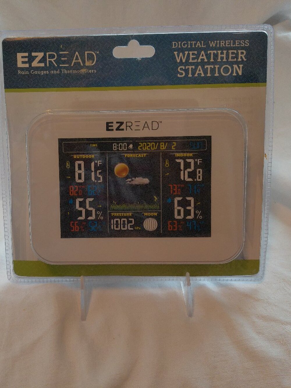 EZRead Rain Gauges & Thermometers Digital Wireless Weather Station NEW